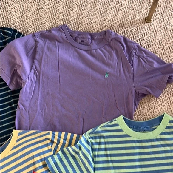 Colorful Kids Polo Ralph Lauren T-Shirt Set - Picture 8 of 11